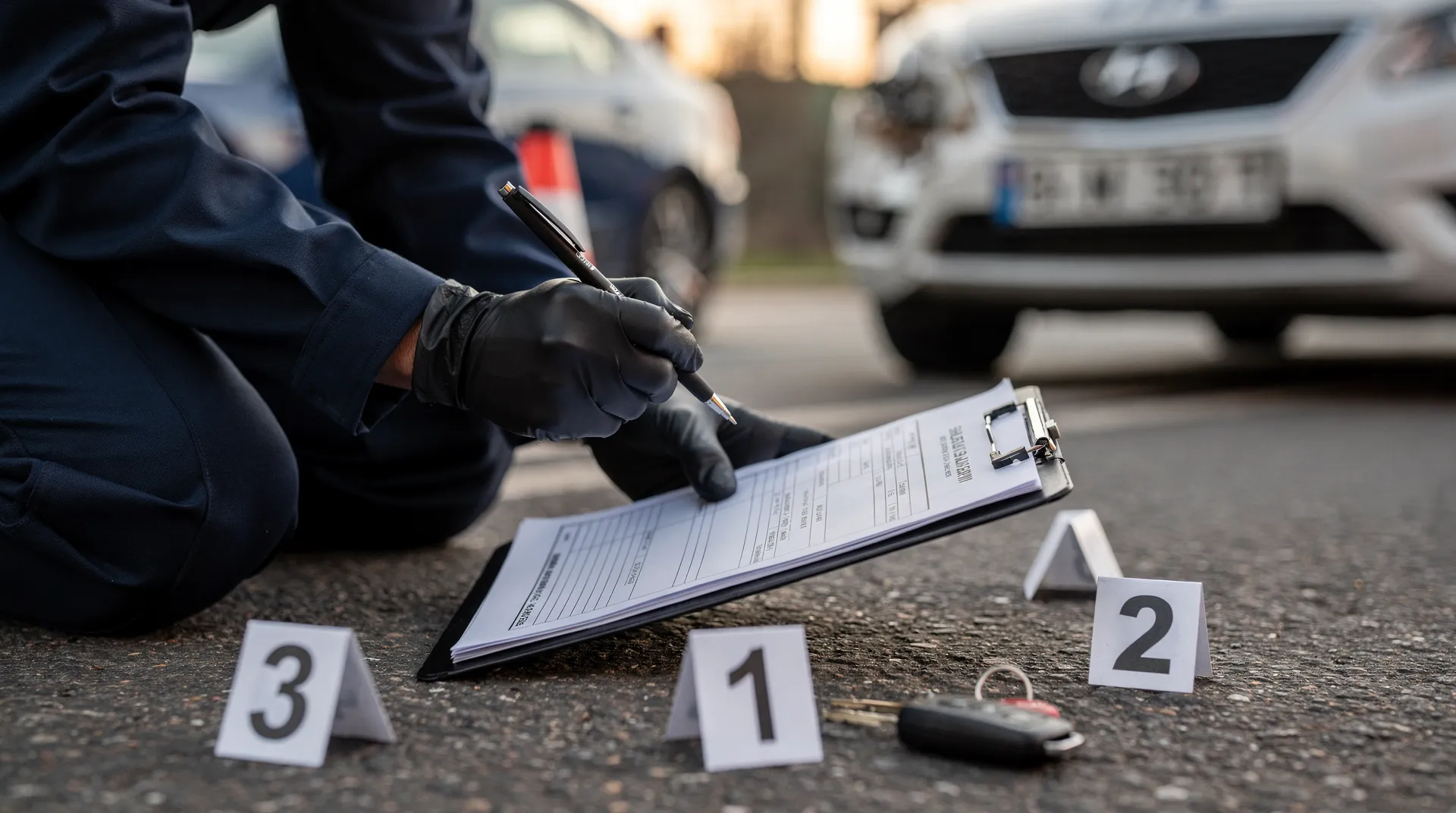 You should collect the other driver's name, phone number, address, insurance company, policy number, license