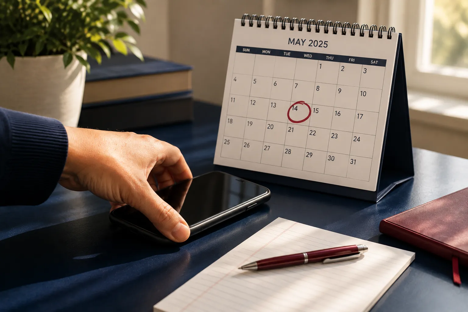Attorney consulting with a client about a Florida filing deadline