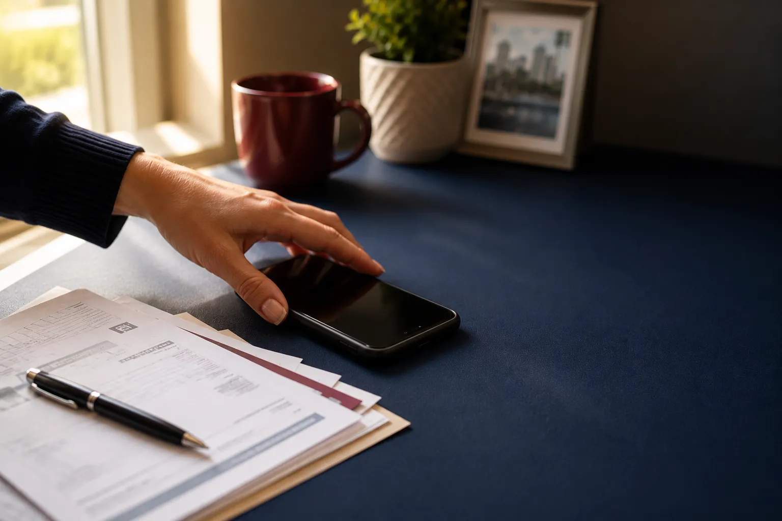 Injured client consulting a Tampa personal injury attorney about a claim