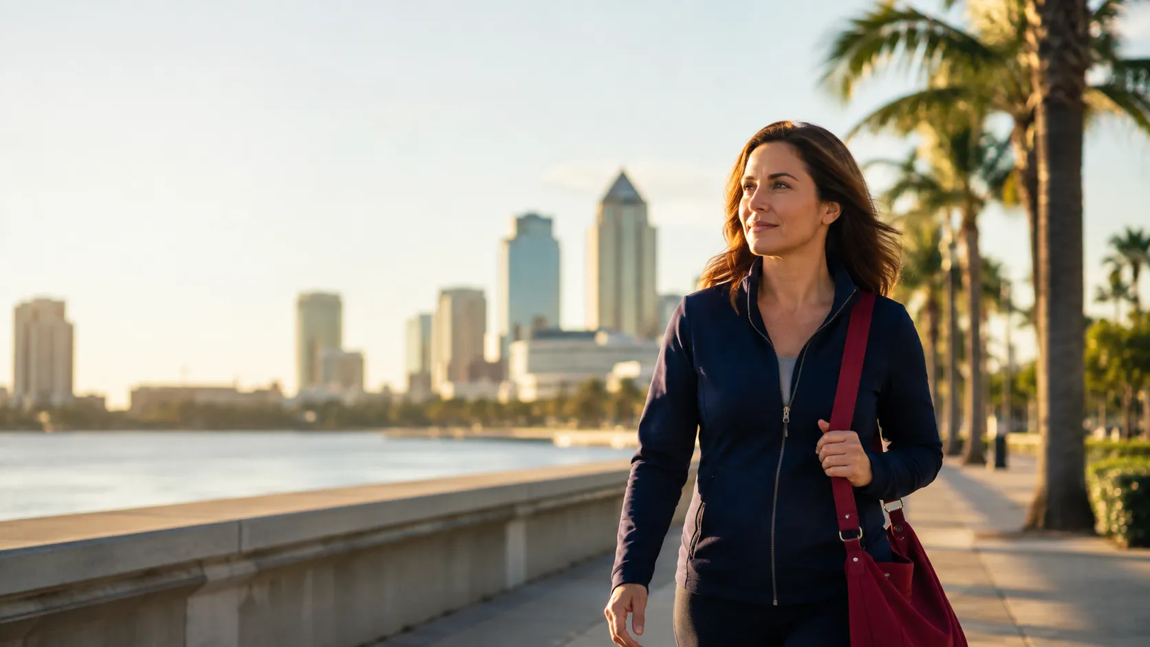 Tampa personal injury lawyer meeting with an injured client