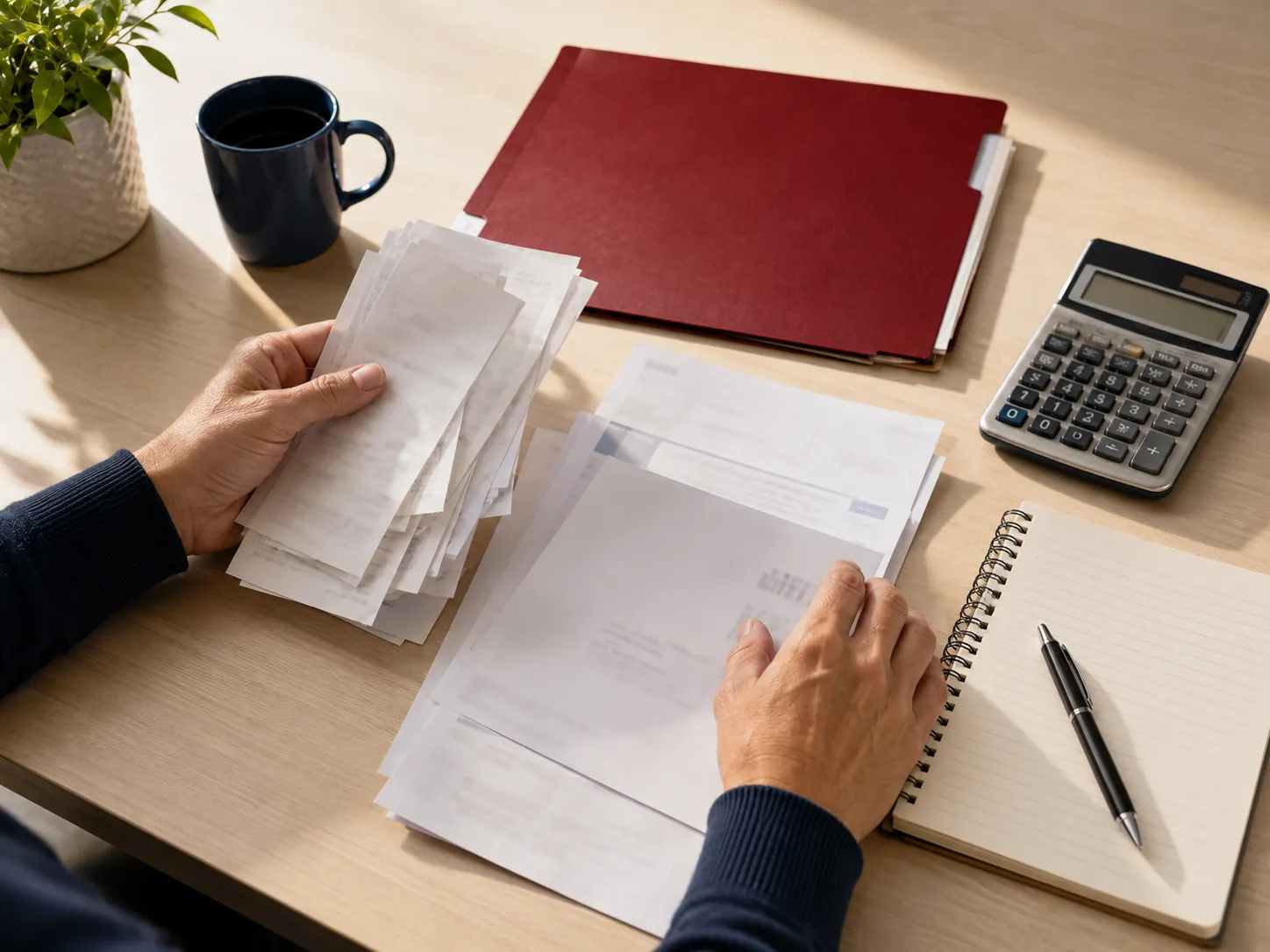Calculator and medical bills tallying personal injury damages